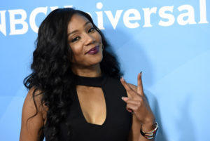 Mandatory Credit: Photo by Invision/AP/REX/Shutterstock (9241428ds) Tiffany Haddish, a cast member in the NBC series "The Carmichael Show," poses at the 2017 NBCUniversal Summer Press Day at the Beverly Hilton, in Beverly Hills, Calif 2017 NBCUniversal Summer Press Day, Beverly Hills, USA - 20 Mar 2017